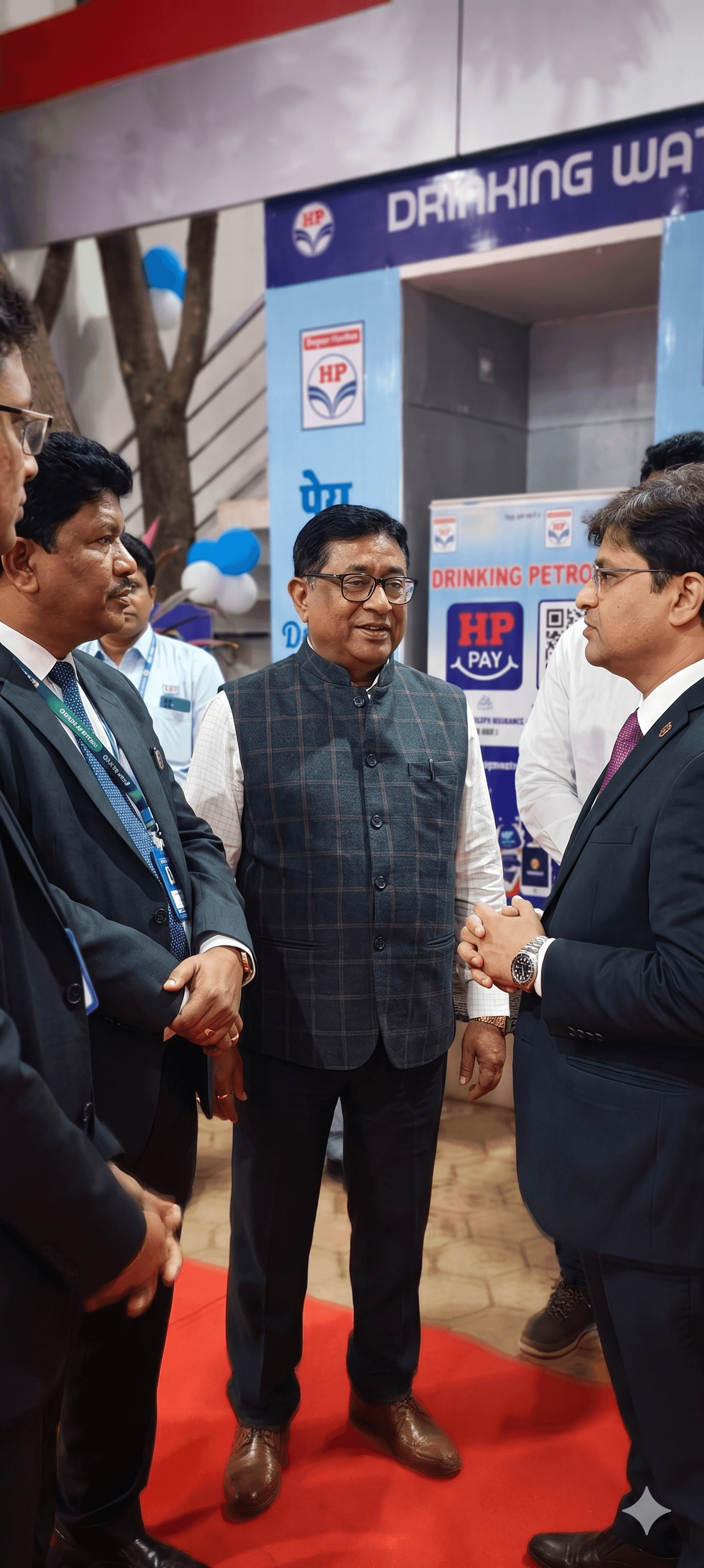 HP Water inauguration at the station, with the new purified water facility unveiled